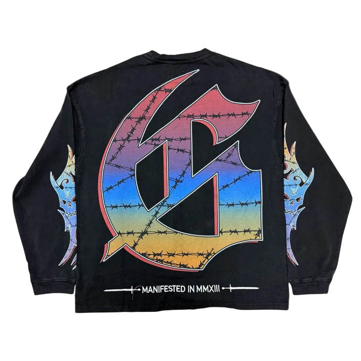 GodSpeed Ollie L/S Black Wash Tee