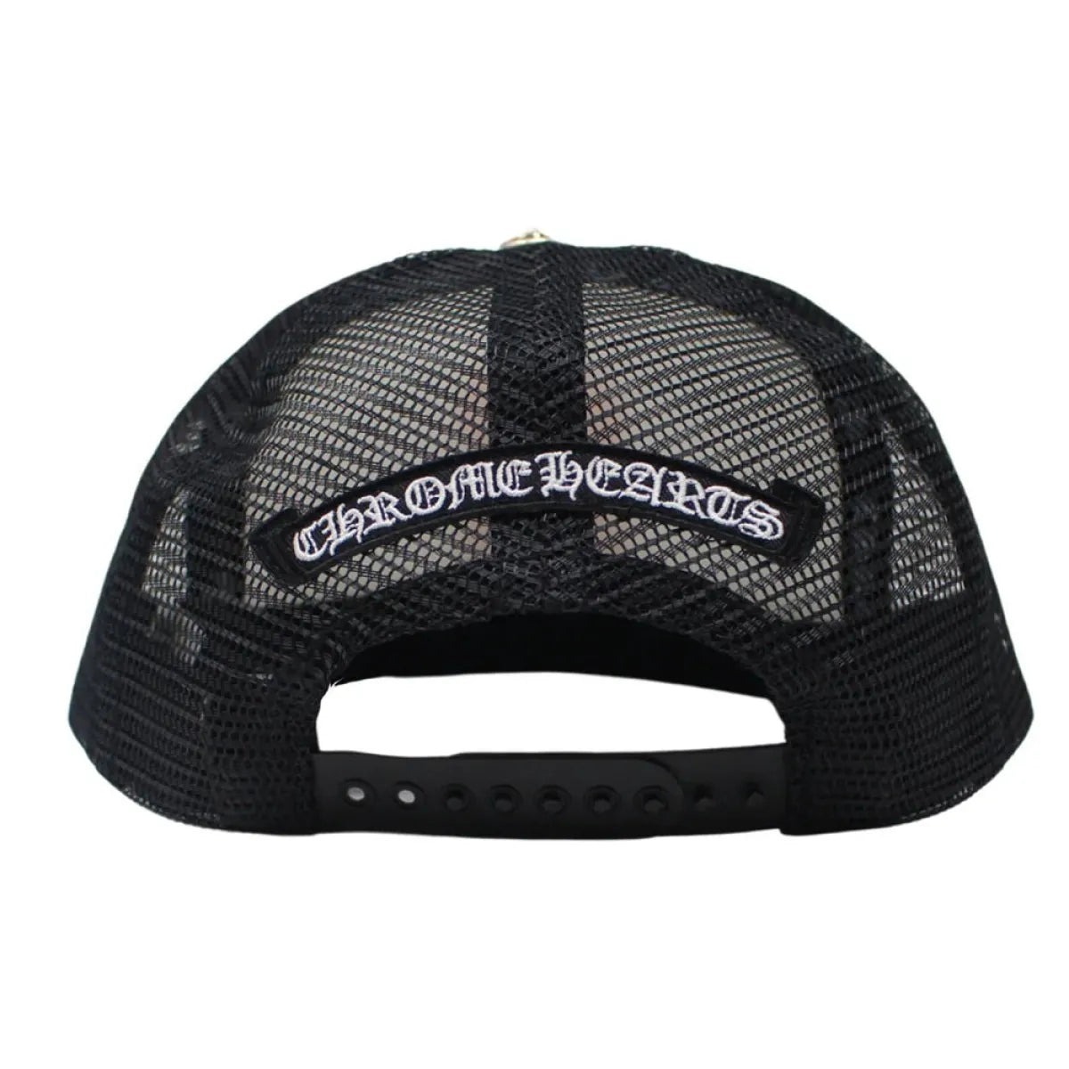 Chrome Hearts Eyechart Trucker Hat Black