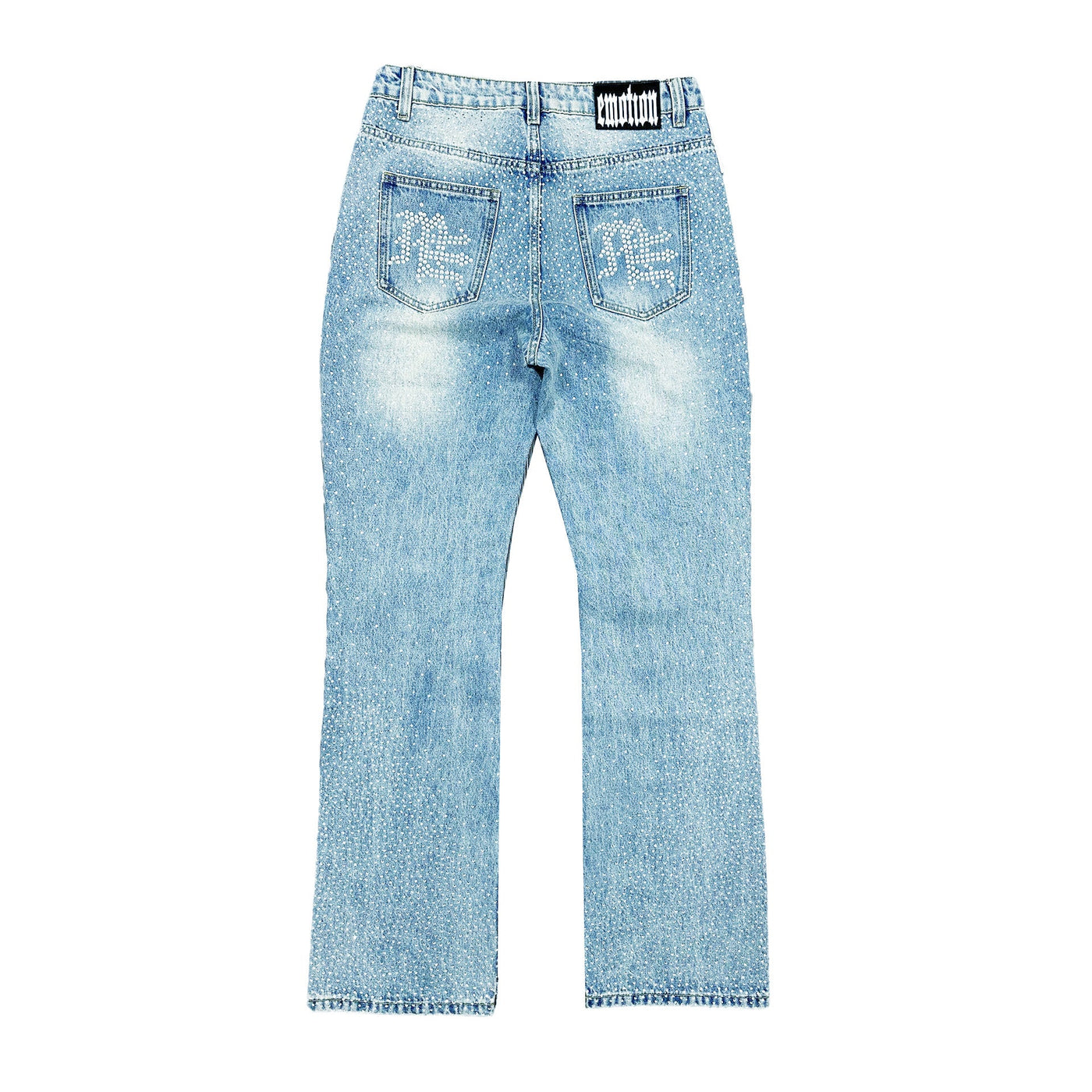 Mixed Emotion ‘ME’ Rhinestone Jeans