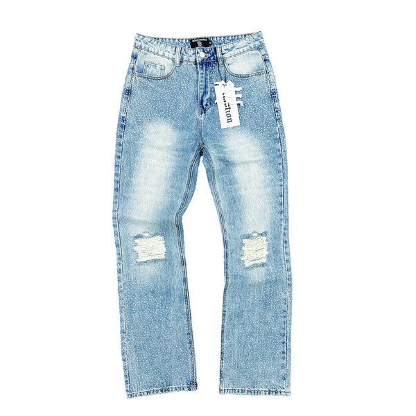 Mixed Emotion ‘ME’ Rhinestone Jeans