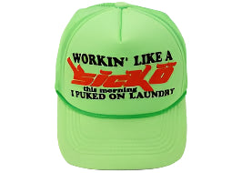 Sicko Laundry Trucker Hat Neon Green