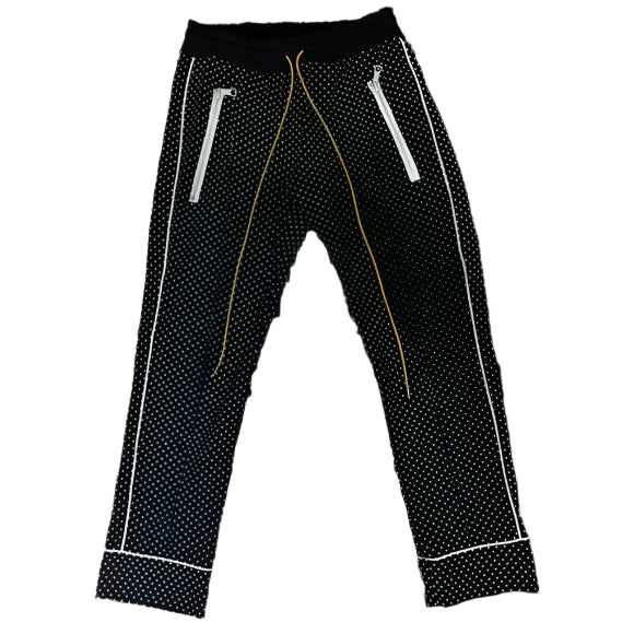 Rhude Polka Dot Casual Lounge Pants Black