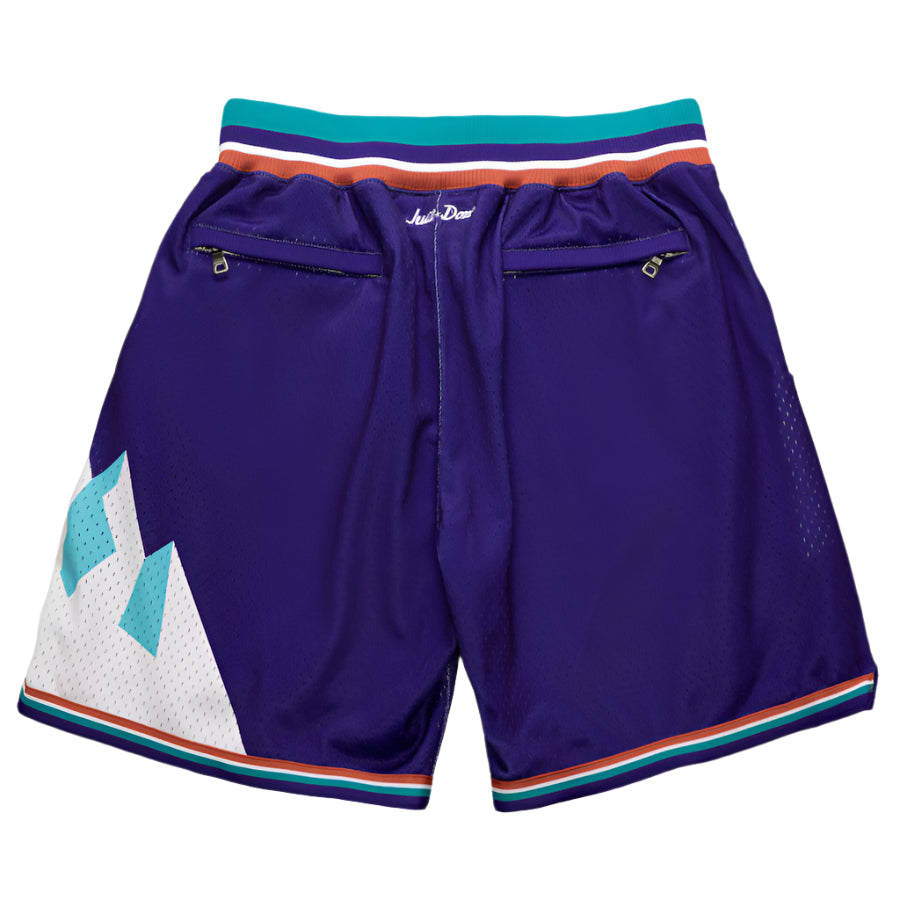 NBA Just Don Hardwood Classics 1997 90s Purple Utah Shorts