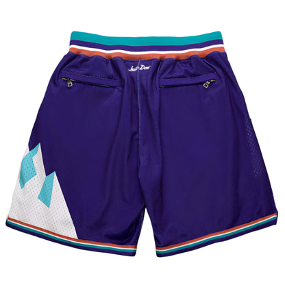 NBA Just Don Hardwood Classics 1997 90s Purple Utah Shorts