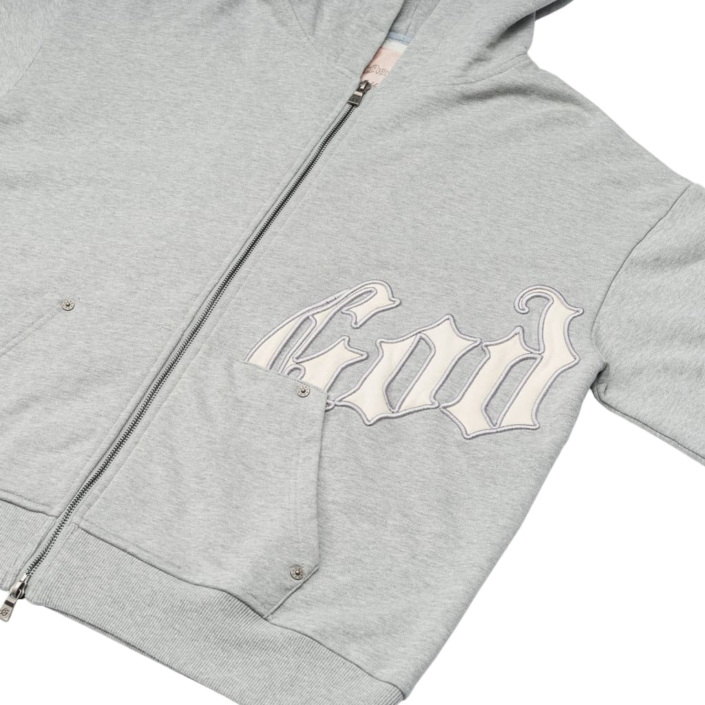 Godspeed OG Logo V2 Heather Grey Hoodie
