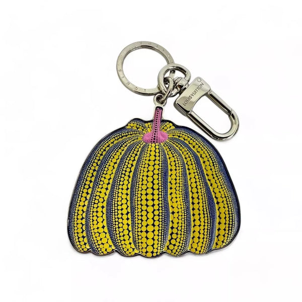 LV X Yayoi Kusama Pumpkin Key Holder and Bag Charm
