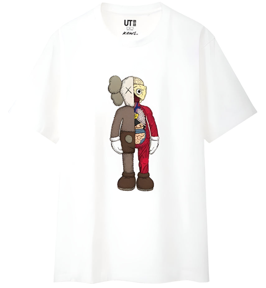 Kaws x Uniqlo Flayed Anatomy T-Shirt
