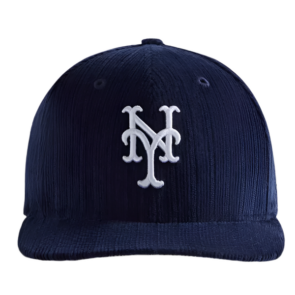 KITH x The New York Mets Corduroy Trucker Hat Navy