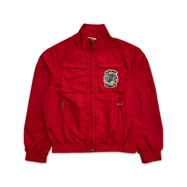 Saint Vanity Cargo Nylon Jacket Red