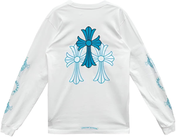 Chrome Hearts Triple Cross L/S White