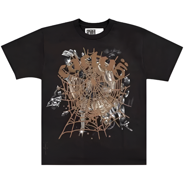 Cactus Jack by Travis Scott x Sp5der Airbrush Tee Black