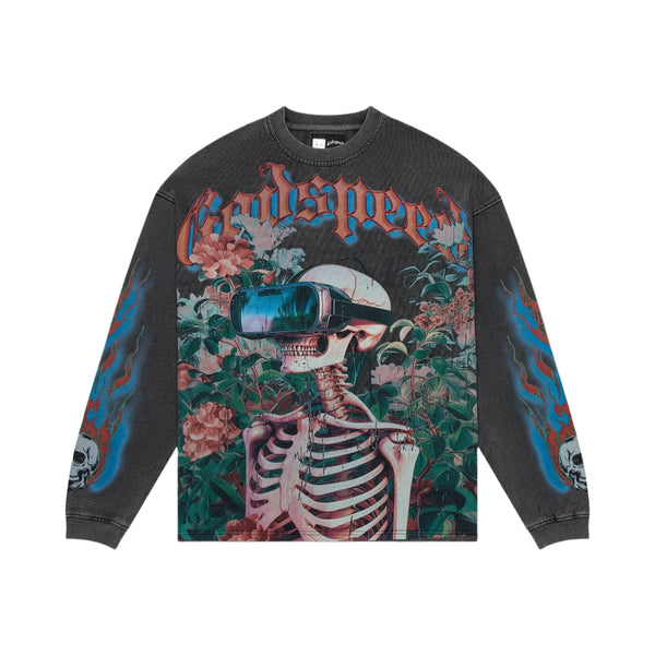 Godspeed Vision Flowers Gray L/S Thermal