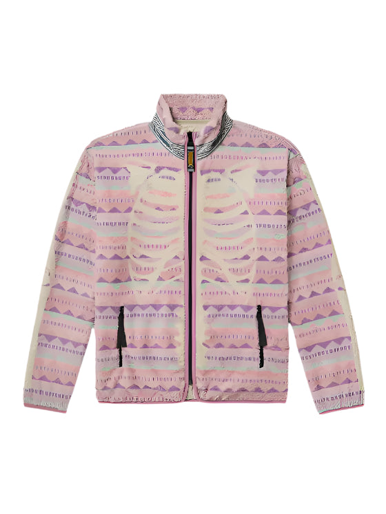 Kapital Ashland Printed Zip Up Fleece