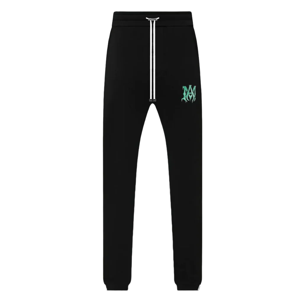 Amiri Ma Watercolor Black Sweatpants