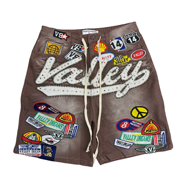Vale Forever 1980s Jean Shorts Brown